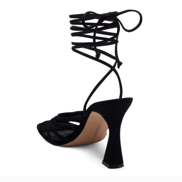 Vince Camuto Roselian Tie Up Sandal Black -5 - Picture 4 of 7